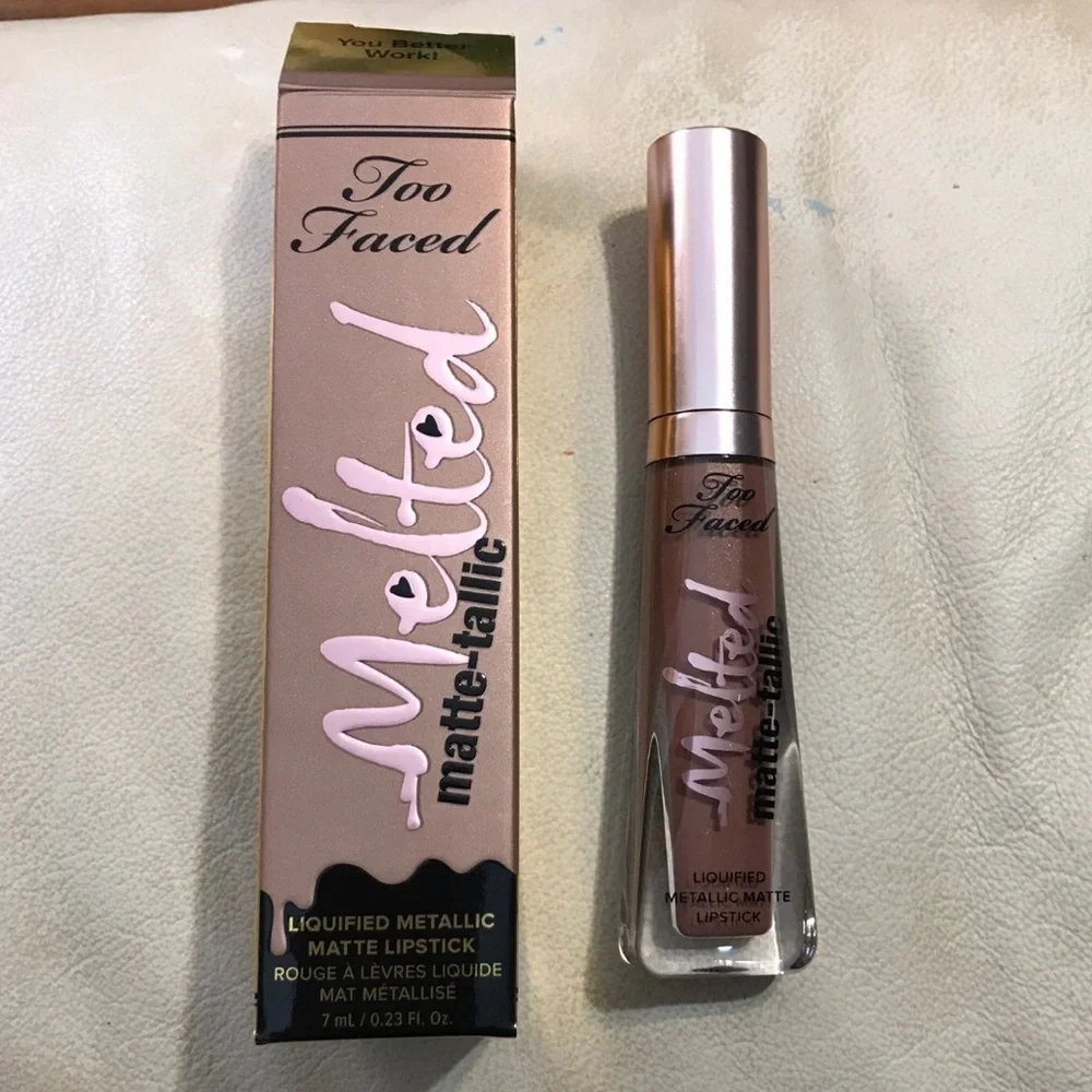 TooFaced Melted Matt-tellic YOUBETTERWORKIT Lipstk
